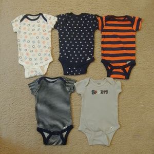 5 Infant onesies SOLD!